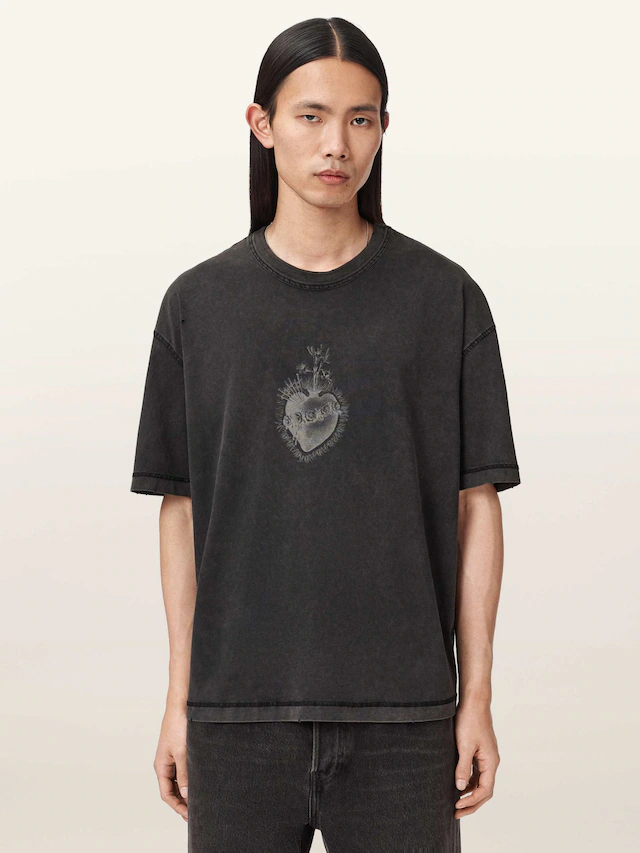 AllSaints Black Sabbath Short Sleeve Crew Neck T-Shirt