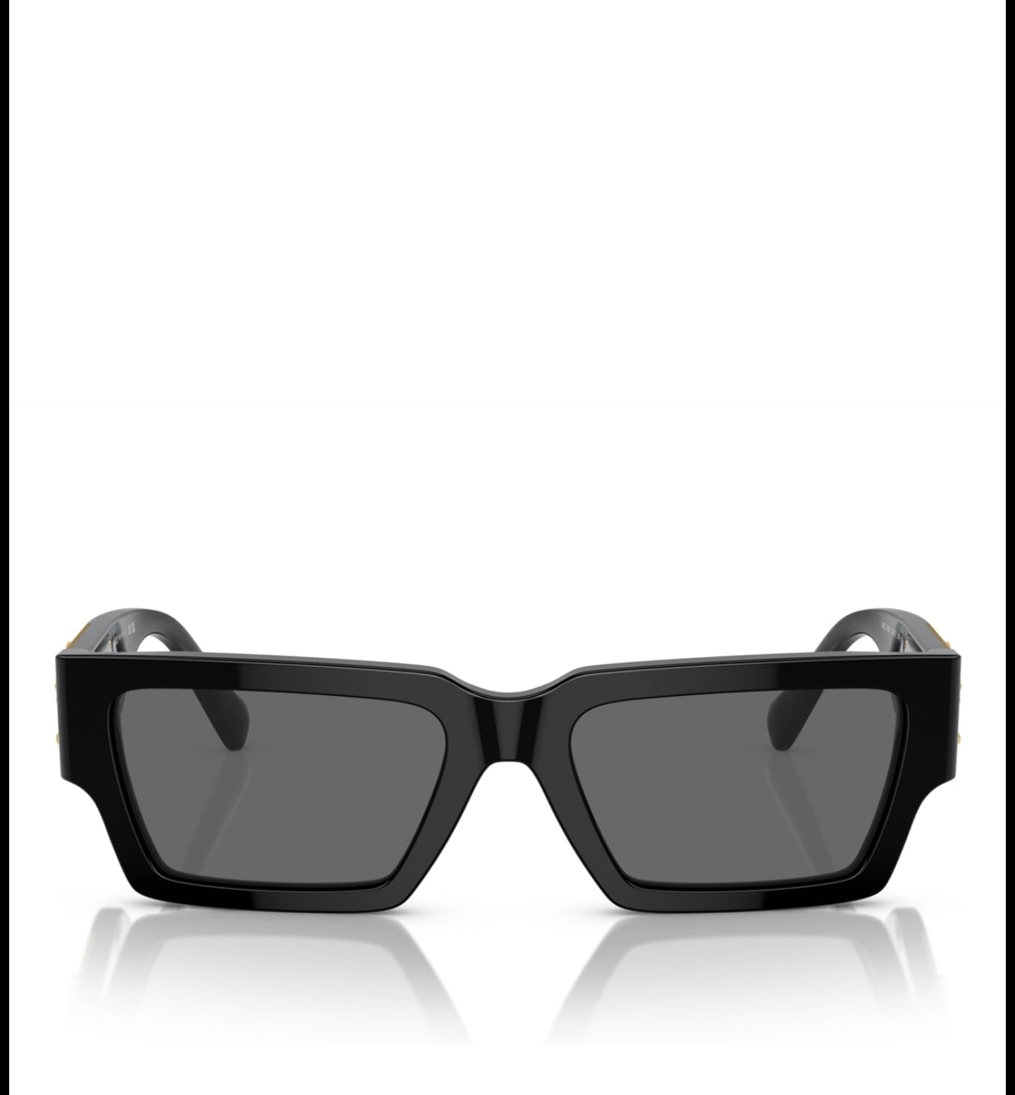 Versace Unisex Sunglasses Havana Frame, Dark Grey Lenses, 54MM