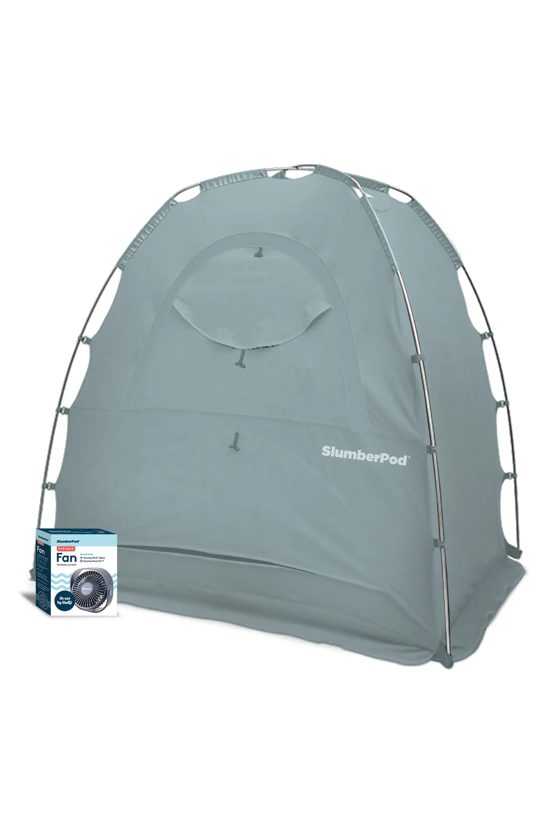 Blackout Sleep Tent & Portable Fan Set offers a complete sleep solution with comfort, privacy and cooling.