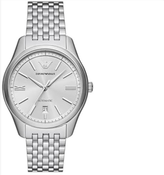 Emporio Armani Watch for Men, Quartz Movement and 42mm Case Size with Stainless Steel, Leather or Silicone Strap