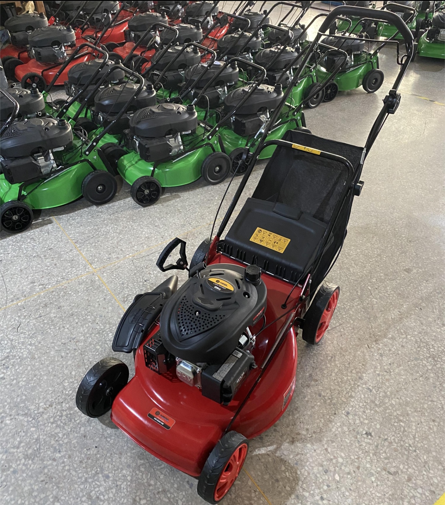 196 Cc Gasoline Lawn Mower And 6 Hp Hand Push Lawn Mower