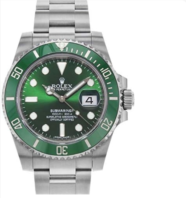 Rolex Submariner "Hulk" Green Dial Men's Luxury Watch M116610LV-0002
