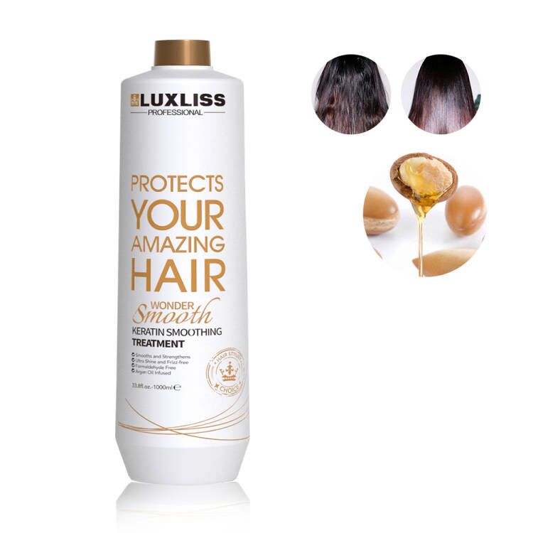 Private Label Hair Care Luxliss Keratin Hair Treatment To Repairing Damaged Brazilian Treatment For Hair With High Quality