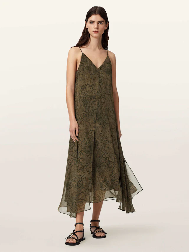AllSaints Black Vanda Dress